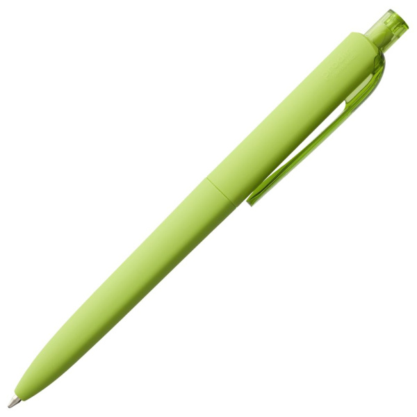 Ручка шариковая Prodir DS8 PRR-T Soft Touch, зеленая, 14х1,1 см