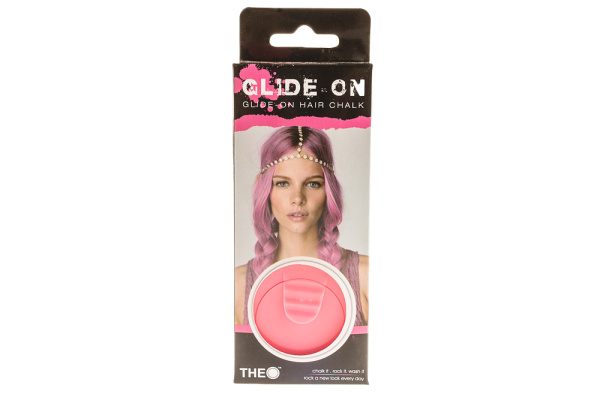 Утюжок с мелком для волос Glide On Hair Chalk