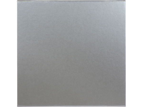 Коробка разборная с магнитным клапаном, Размер L, Цвет серебристый