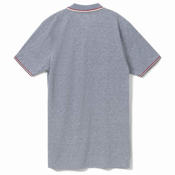 Рубашка поло мужская Paname Men, голубой меланж, S–3XL