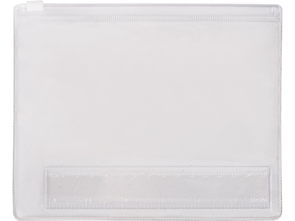 Набор канцелярский: пенал, линейка, Цвет прозрачный
