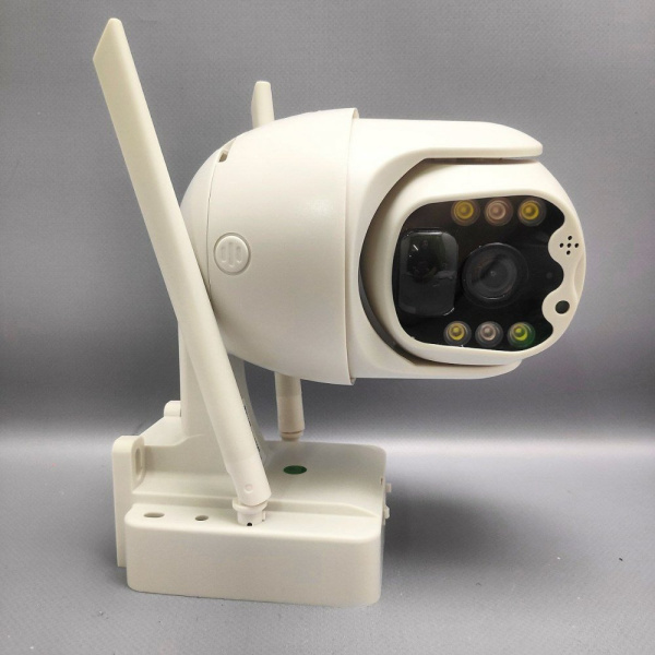 Камера видеонаблюдения уличная на солнечной батарее 4G TP-4 (V380 pro, 3 Мп, 4G от сим карты, автослежение, PTZ)