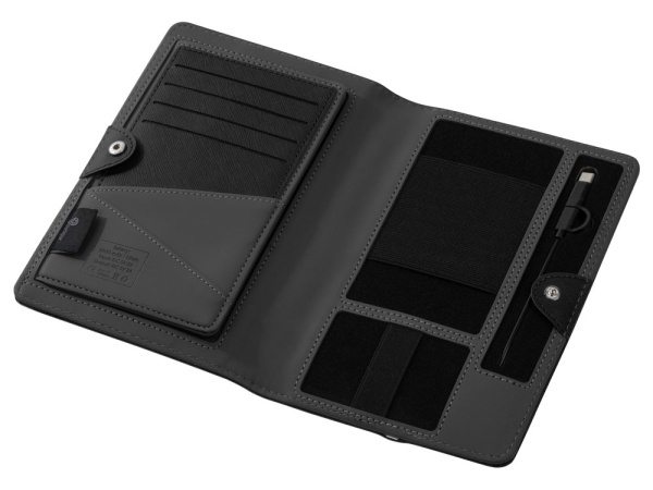 Органайзер с функцией беспроводной зарядки «Manner», 5000 mAh, Цвет черный