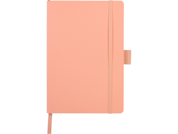Блокнот А5 в гибкой обложке «Vision 2.0» soft-touch, Размер А5, Цвет пыльно-розовый