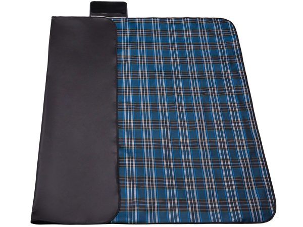 Непромокаемый плед для пикника «Fabrizio», Цвет синий, черный