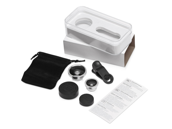 Набор линз для смартфона «Vision», Цвет черный, серебристый