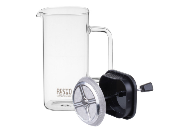 Френч-пресс «Resto», Цвет прозрачный, черный