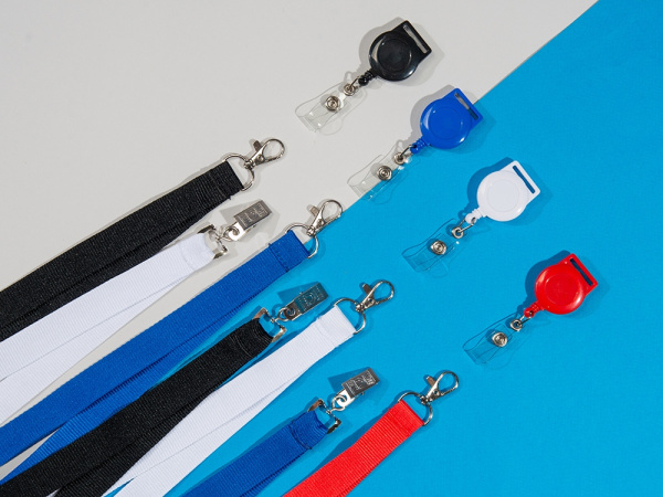 Ланъярд из RPET с карабином, Цвет красный