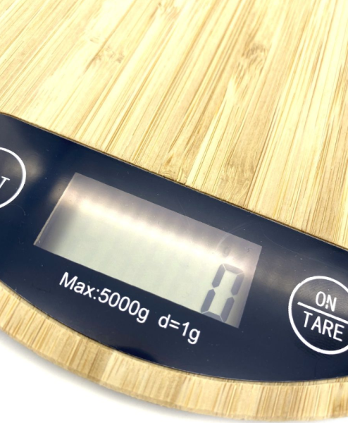 Электронные бамбуковые кухонные весы Electronic Kitchen Scale (до 5 кг)