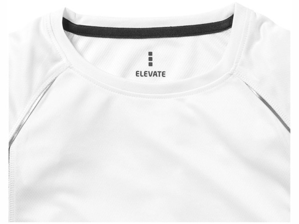 Футболка "Quebec Cool Fit" женская, Размер XS, Цвет белый/серый антрацит