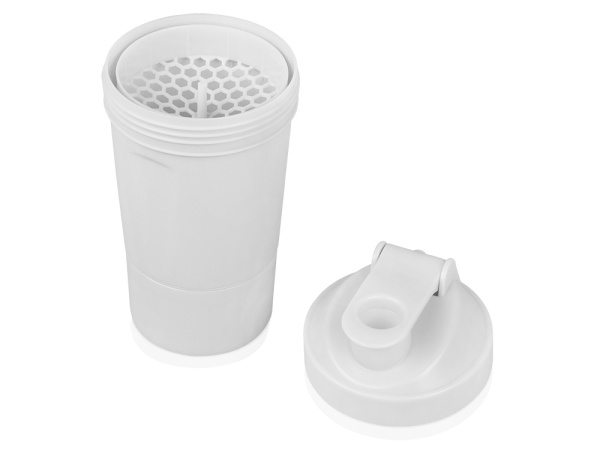 Шейкер для спортивного питания «Level Up», Цвет белый