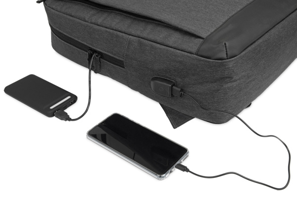 Рюкзак «District» с отделением для ноутбука 15", Цвет темно-серый