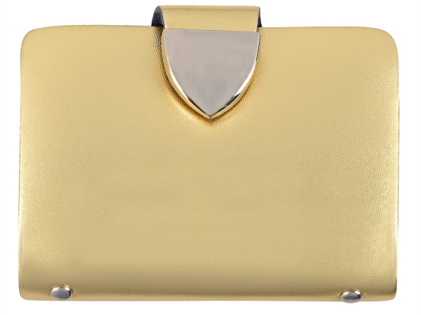 Визитница «Кэри», Цвет золотистый