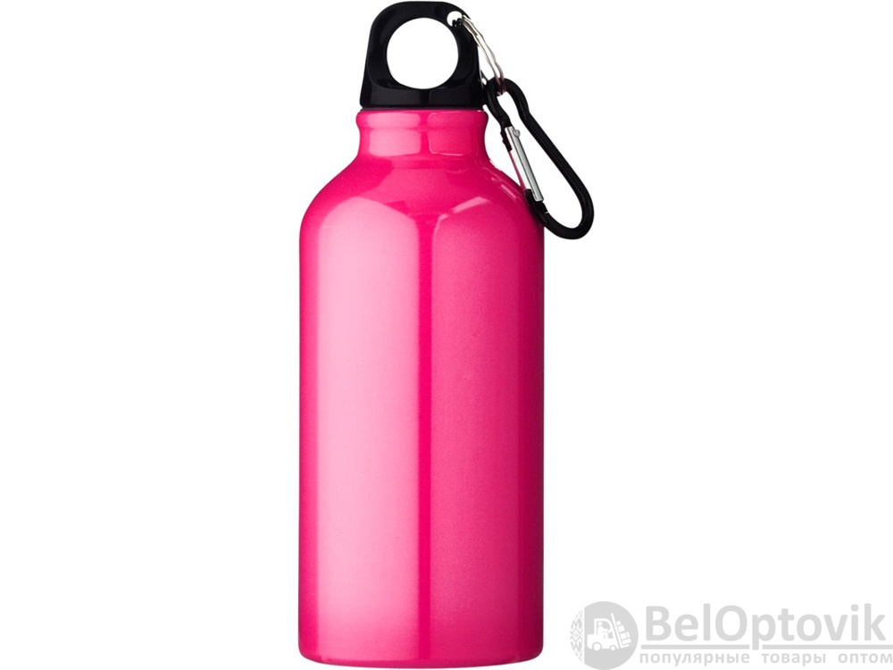 Бутылка «Oregon» с карабином, Цвет неоновый розовый
