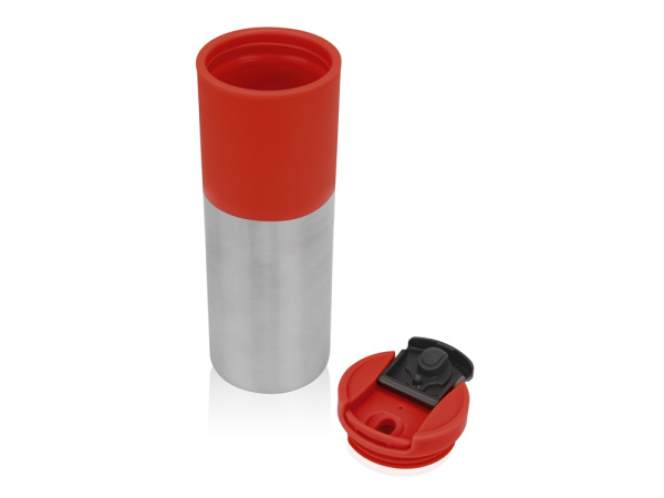 Термокружка «Vertex», Цвет красный/серебристый