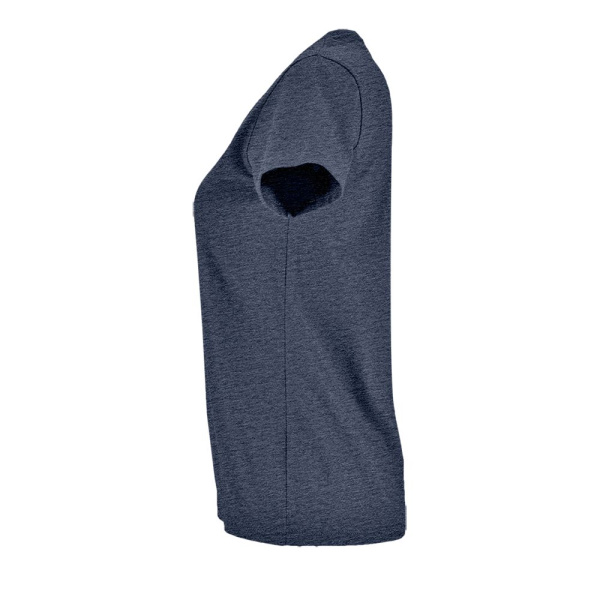 Футболка женская Imperial Fit Women, синий меланж, S–XXL