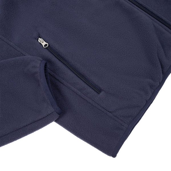 Куртка флисовая унисекс Nesse, темно-синяя, XS–XXL