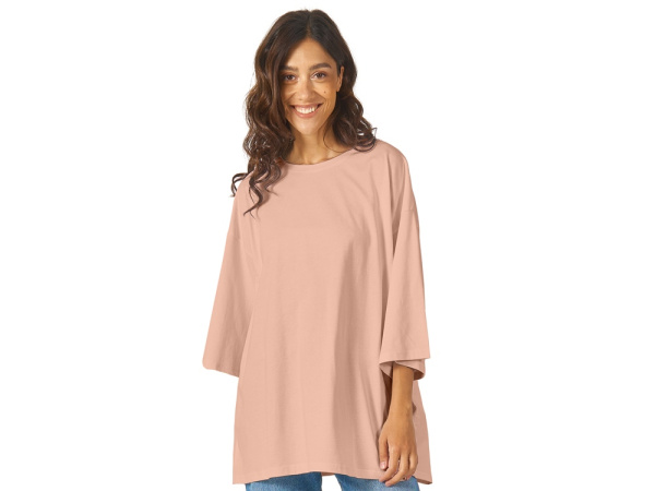 Футболка оверсайз «Berlin» унисекс, Размер XS-S, Цвет лососевый