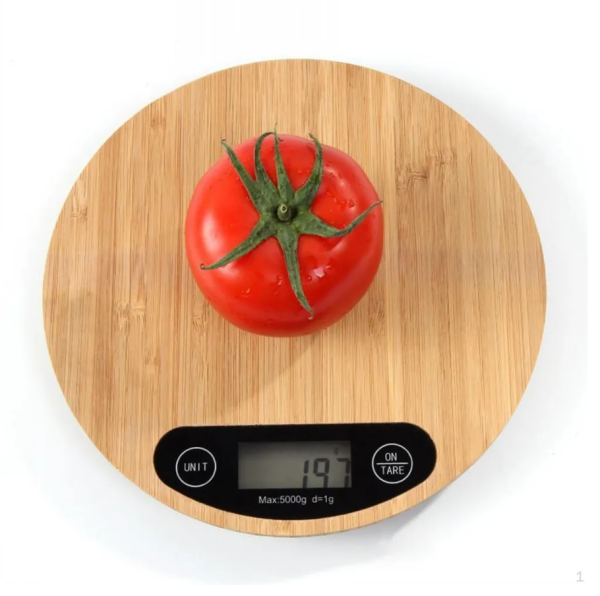 Электронные бамбуковые кухонные весы Electronic Kitchen Scale (до 5 кг)