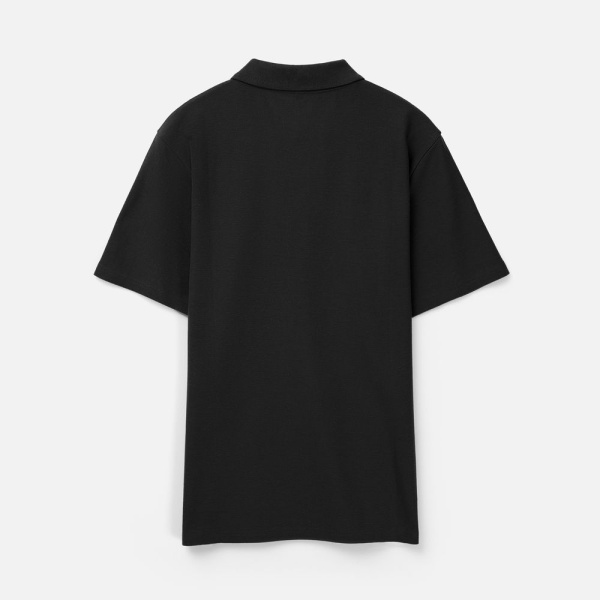 Рубашка поло унисекс Tervise, черная, S–3XL
