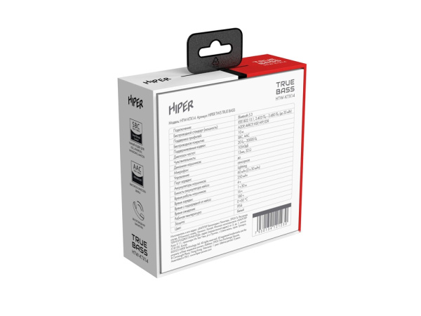 Беспроводные наушники TWS «TRUE BASS», Цвет белый