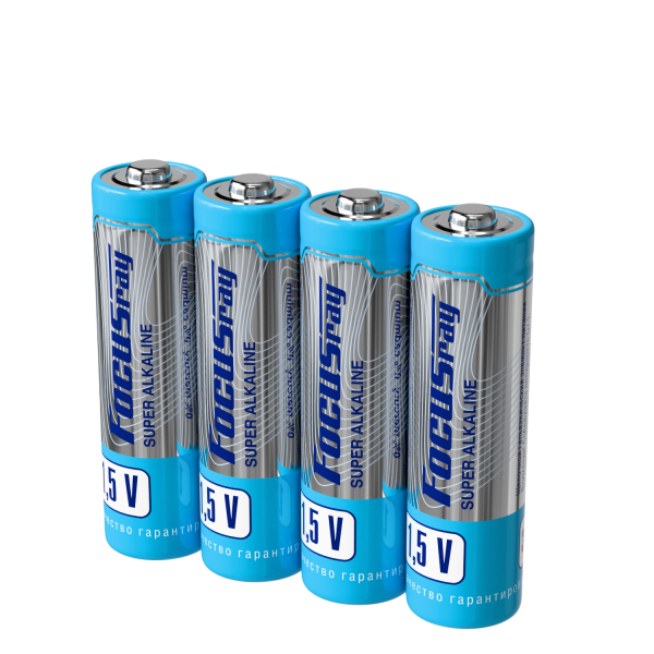 FOCUSray SUPER ALKALINE LR6/S4 1/15/180 батарейка, шт (4 шт)