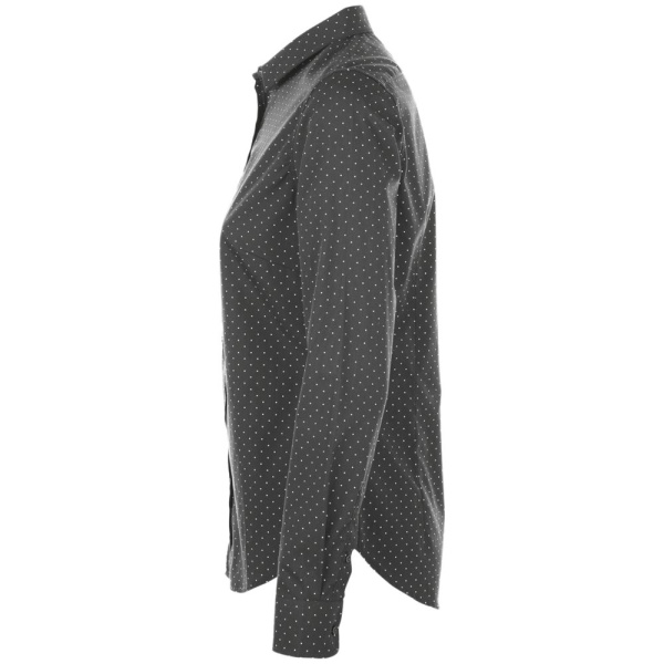 Рубашка женская Becker Women, темно-серая с белым, XS–XXL
