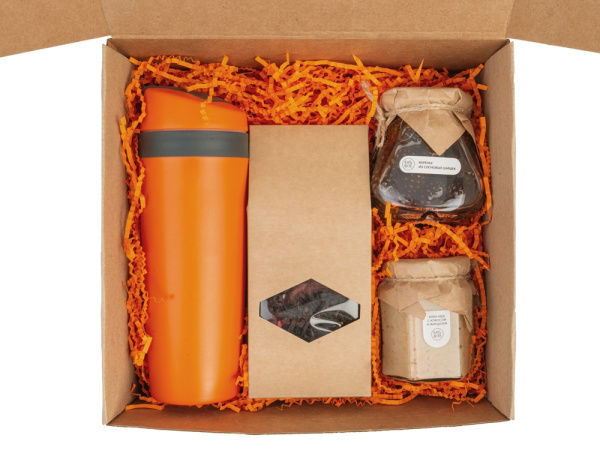 Подарочный набор «Tea Cup Superior Honey» 2.0, Цвет оранжевый