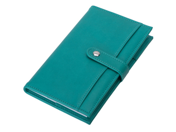 Блокнот-портфолио А6 «Wall Street», Цвет бирюзовый