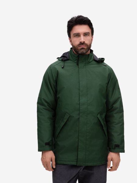 Куртка на стеганой подкладке Robyn, темно-зеленая, XS – 4XL