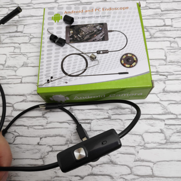 USB эндоскоп HD Ф 7.0 мм (дл.1,0 метр)