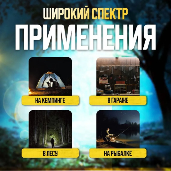 Ручной Светодиодный фонарь FL149 / Водонепроницаемый, нескользящий и многофункциональный