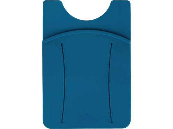 Картхолдер для телефона с держателем «Trighold», Цвет сине-зеленый