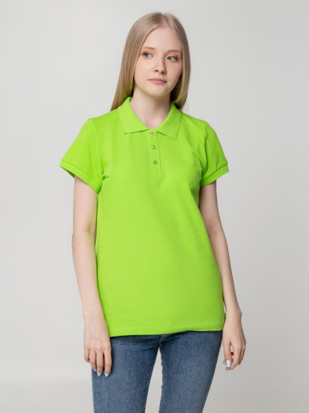 Рубашка поло женская Virma Lady, зеленое яблоко, S–XXL