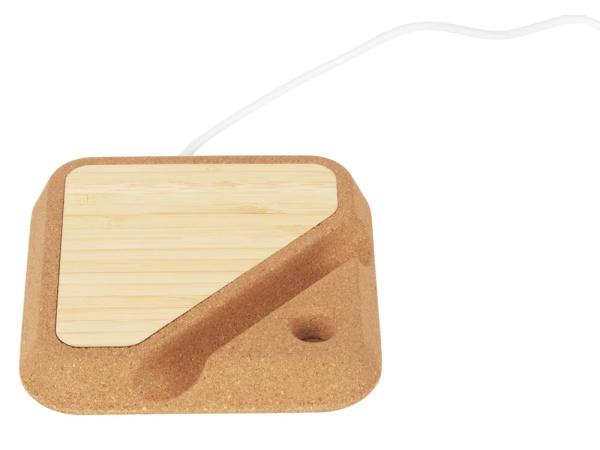 Беспроводное зарядное устройство «Tetra», 15 Вт, Цвет натуральный