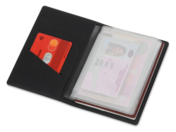 Обложка для автодокументов «Favor», Цвет черный