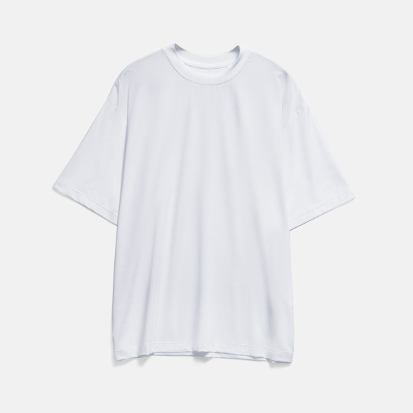 Футболка из бифлекса Morfiss, белая, XS–XXL