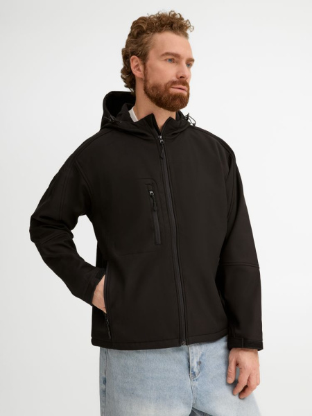 Куртка мужская с капюшоном Replay Men 340, черная, XS–3XL