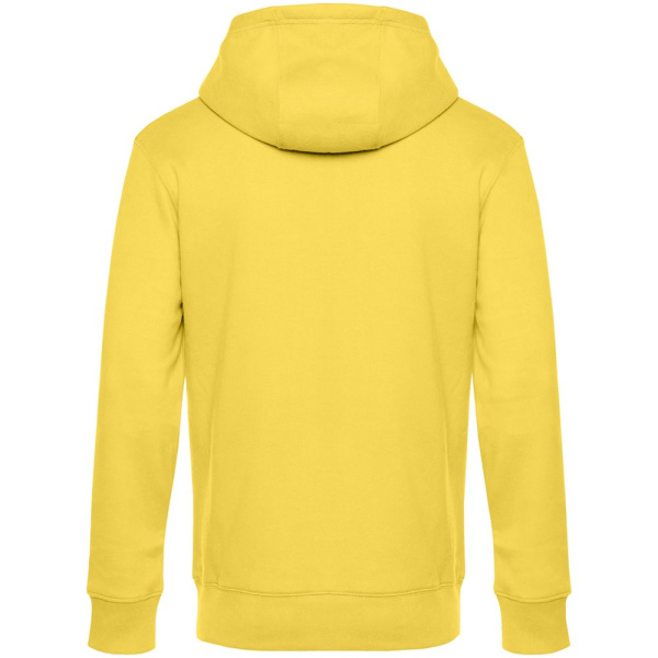 Толстовка с капюшоном унисекс King, желтая, XS–3XL