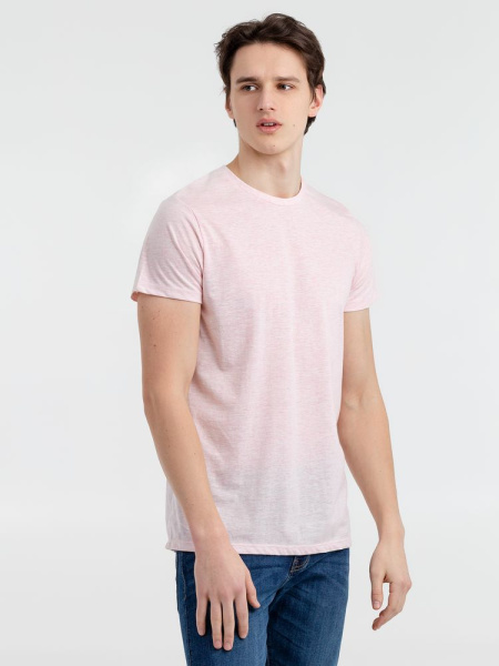 Футболка мужская Regent Fit 150, розовый меланж, XS–XXL
