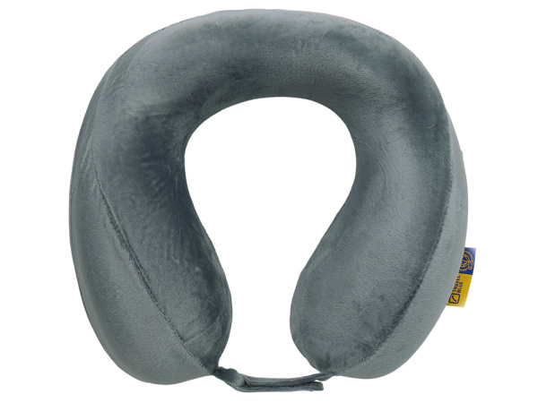 Подушка для путешествий с эффектом памяти «Tranquility Pillow», Цвет серый
