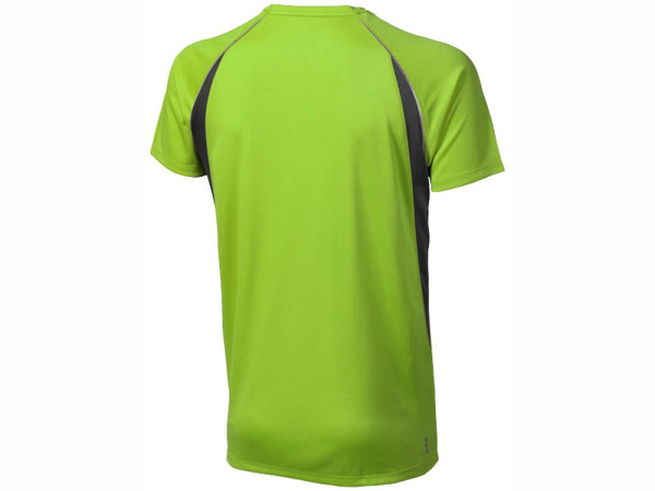 Футболка "Quebec Cool Fit" мужская, Размер S, Цвет зеленое яблоко/серый антрацит