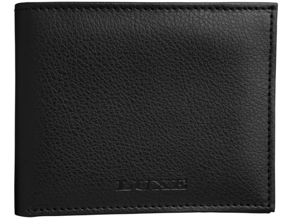 Подарочный набор: ручка шариковая, портмоне, Цвет черный