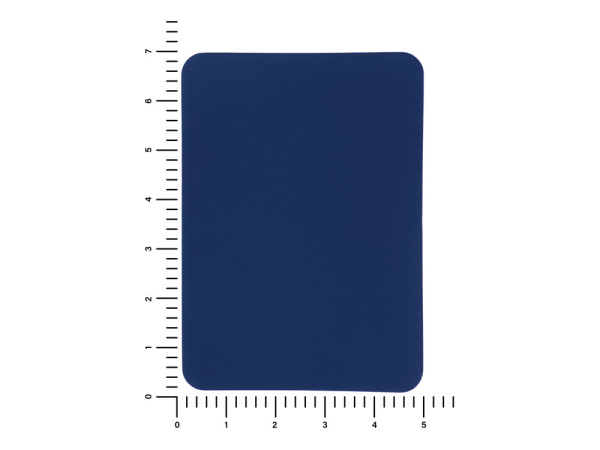 Патч «Прямоугольный», soft-touch, Цвет синий