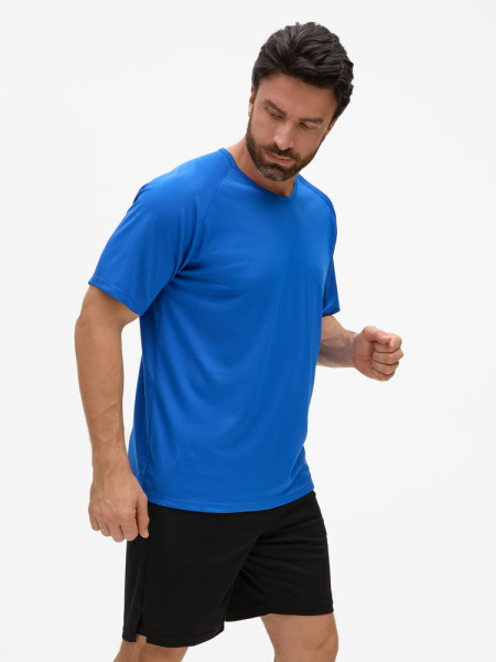 Футболка унисекс Sporty 140, ярко-синяя, XXS–XXXL