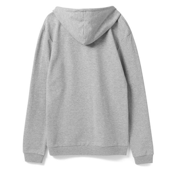 Толстовка с капюшоном унисекс Hoodie, серый меланж, XS–5XL