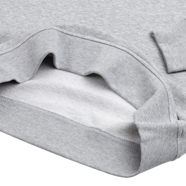 Свитшот унисекс BNC Inspire (Organic), серый меланж, XS–3XL