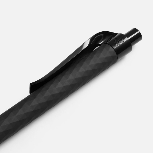 Ручка шариковая Prodir QS01 PRP-P Soft Touch, черная, 14х1 см
