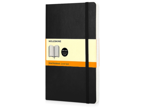 Подарочный набор Moleskine Indiana с блокнотом А5 Soft и ручкой, Цвет черный