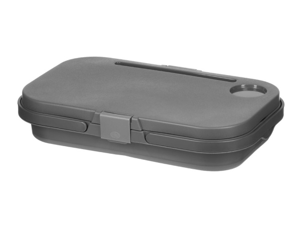 Складная корзинка для пикника со столиком «Flod», Цвет темно-серый